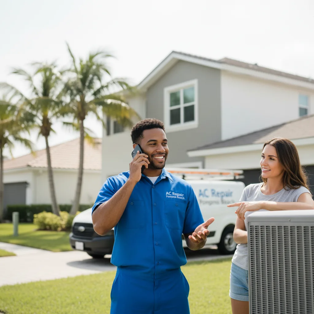 AC Repair Pompano Beach customer support in Brownville